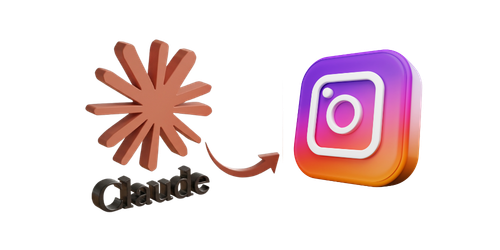 Claude postando automaticamente no Instagram